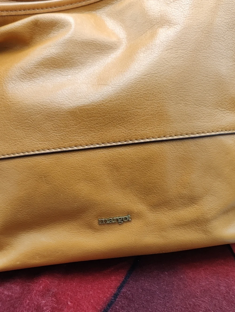 Margot Chester Mango  Leather Bag